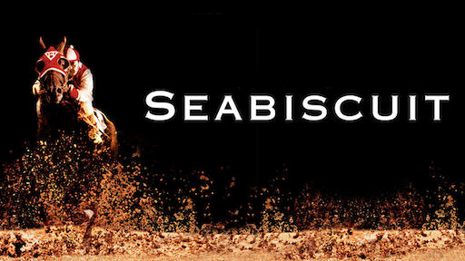 Title art for the horseracing movie, Seabiscuit.