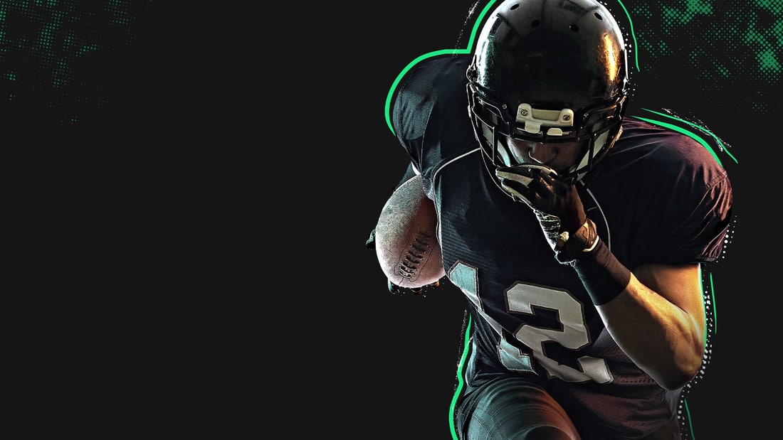 Hulu artwork for NFL-related content.