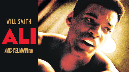 Title art for the Muhammad Ali biopic Ali