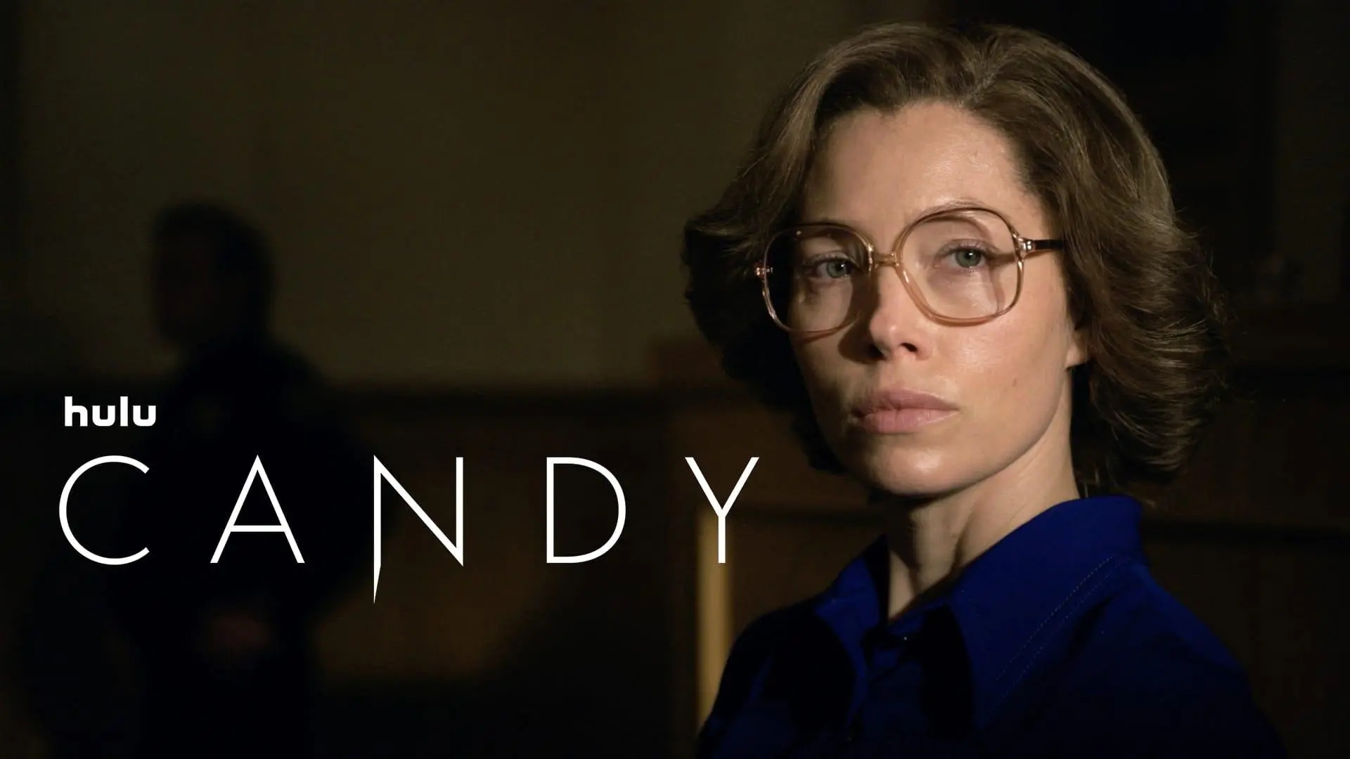The title treatment for the murder mystery Hulu series Candy