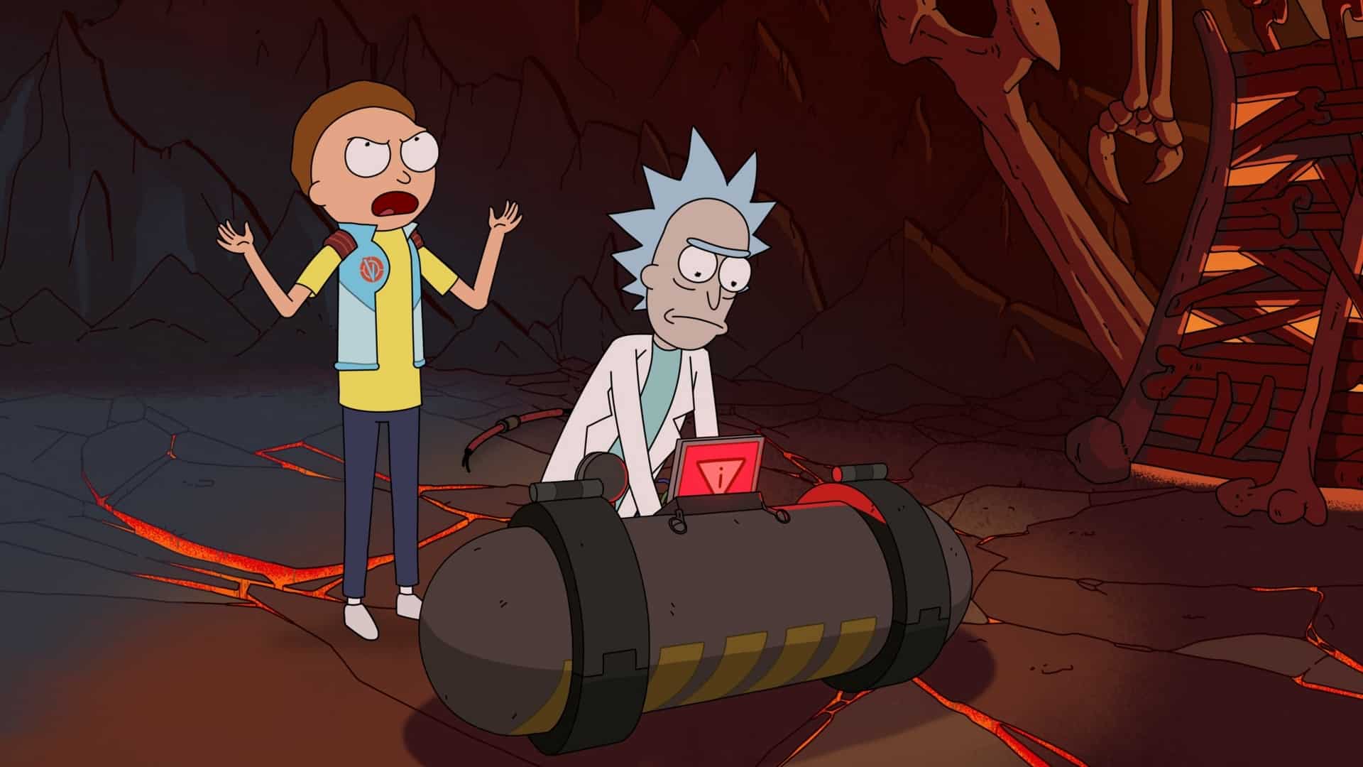 Still from Adult Swim show Rick and Morty