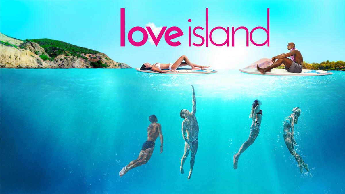 Title art for the reality dating show Love Island