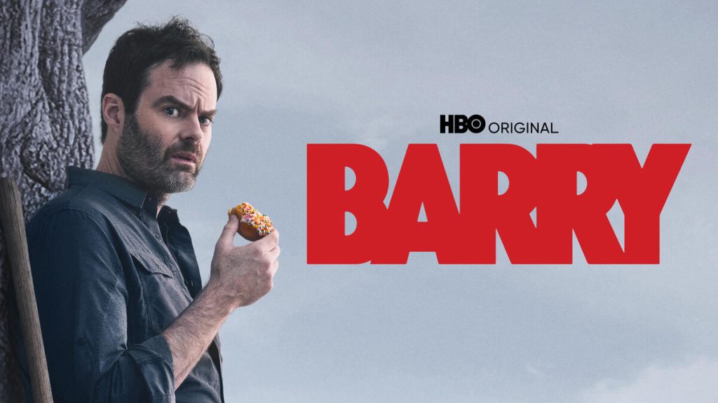 Title art for the HBO Original series Barry starring Bill Hader.