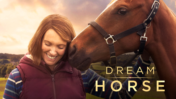 Title art for the horse movie, Dream Horse.