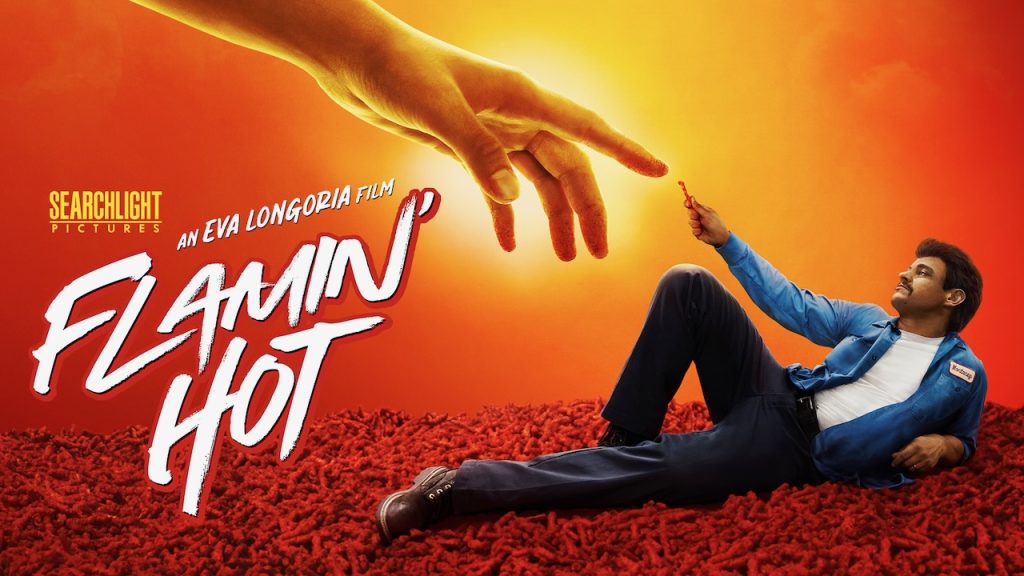 Title art for the movie, Flamin’ Hot.