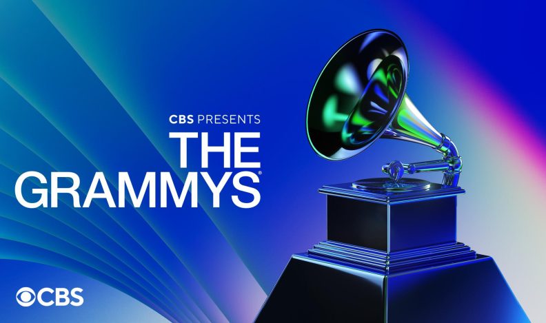 Title art for the GRAMMY Awards presented by CBS.