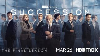 Title art for the final season of Succession on HBO.