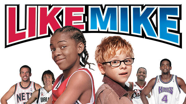 Title art for the kids’ basketball movie, Like Mike.