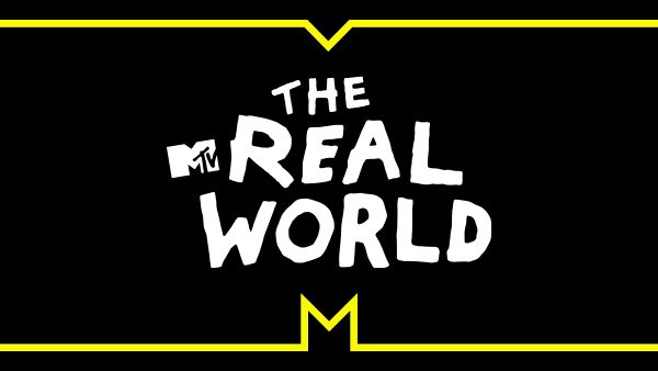 Title art for the reality TV show, The Real World.