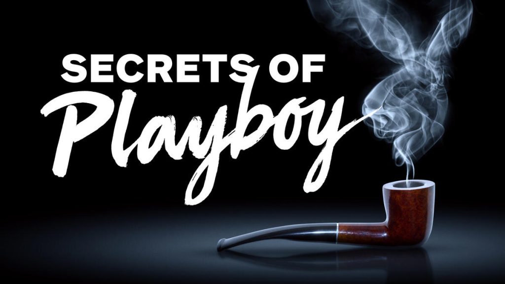 Title art for the docuseries, Secrets of Playboy.