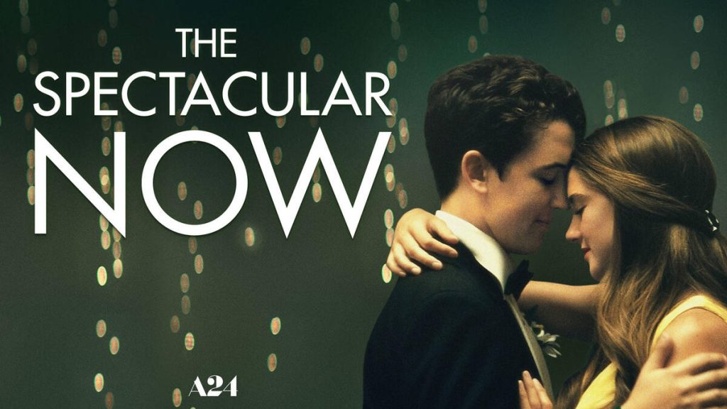 Title art for the sad romance movie The Spectacular Now