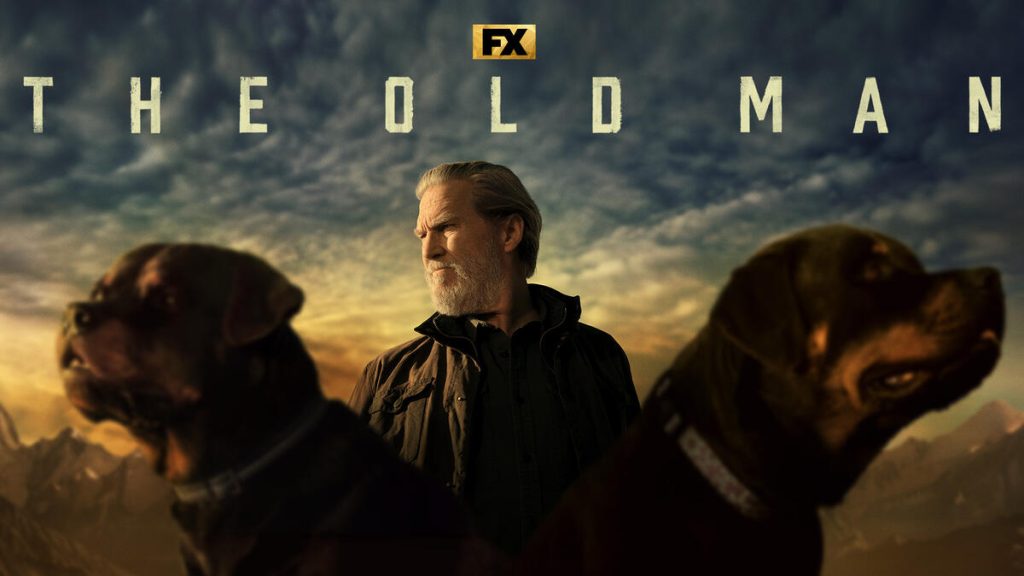 Title art for the Golden Globe nominated FX series The Old Man