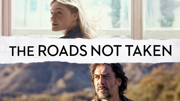 Title art for the movie The Roads Not Taken.