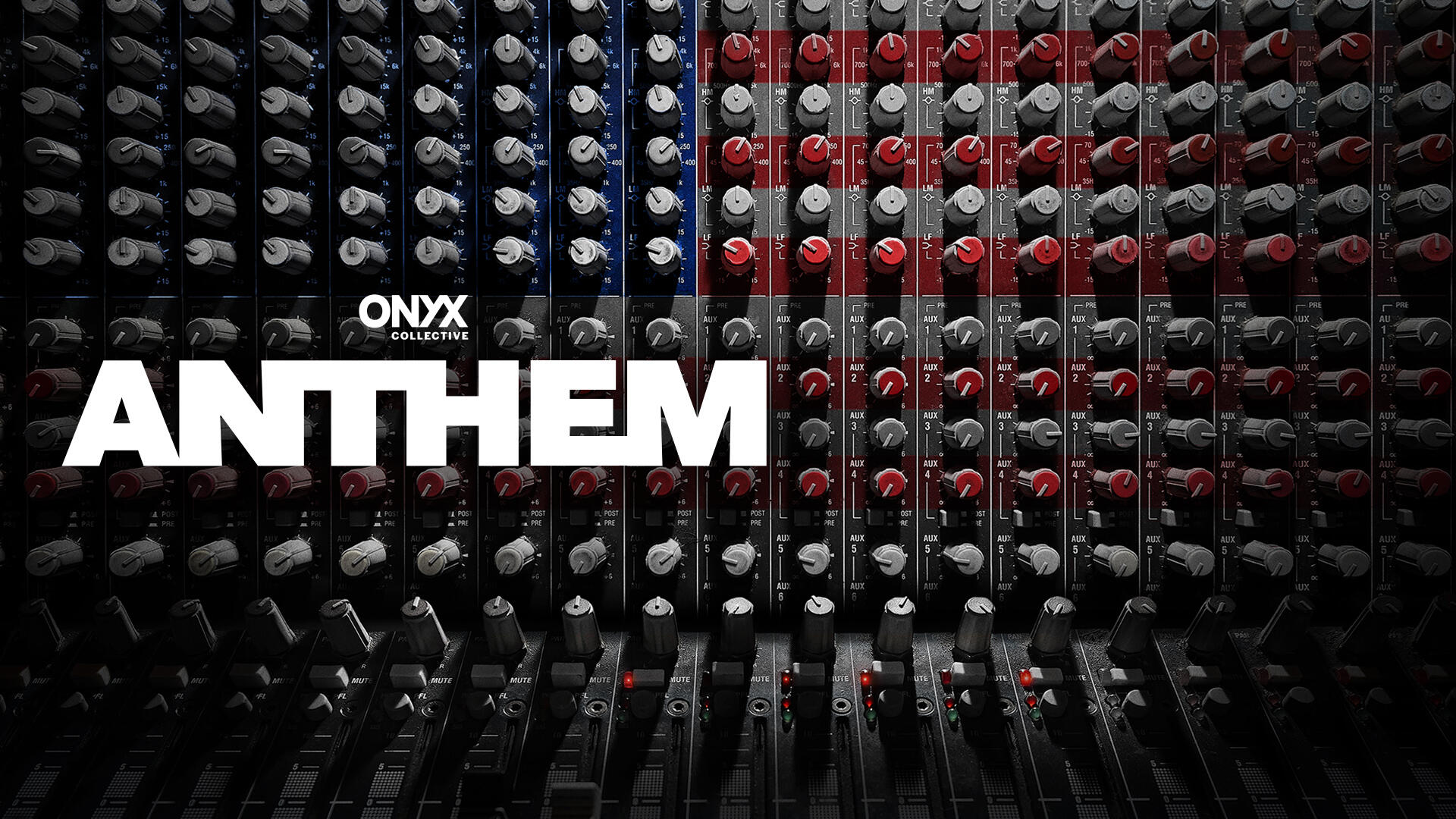 Anthem -- Season 1 -- Reflecting upon “The Star-Spangled Banner,” “Anthem” follows acclaimed composer Kris Bowers (“Bridgerton,” “When They See Us,” “King Richard”) and GRAMMY®-winning music producer Dahi (Travis Scott, Kendrick Lamar, Drake) as they take a musical journey traveling across America to create a new sound, inspired by what our country’s national anthem might be if written in today’s time. (Courtesy of Hulu)
