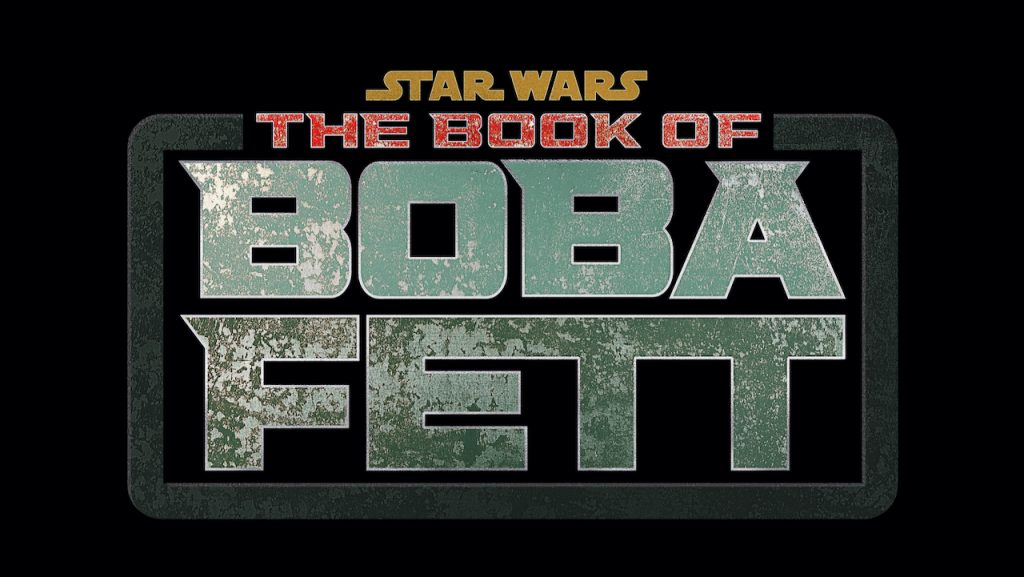 Title art for The Book of Boba Fett Star Wars series on Disney+. 
