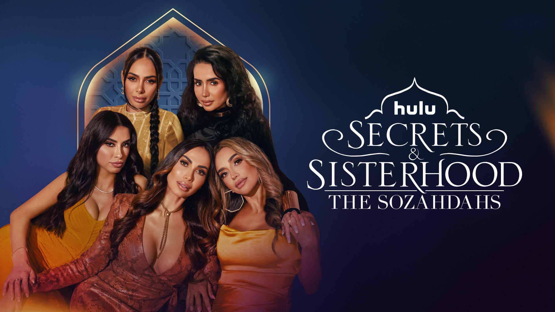 Secrets & Sisterhood: The Sozahdahs -- Season 1 -- Raw, real, and rife with shocking revelations, this new unscripted series follows 10 Muslim American sisters whose faith and bonds are put to the ultimate test while trying to navigate cultural expectations, their careers, and love in Los Angeles. The number #1 rule The Sozahdah sisters swear by is “family over everything.” But what happens when the secrets these sisters hold sacred are revealed and the TV show they thought would bring them together threatens to tear them apart? (Courtesy of Hulu)