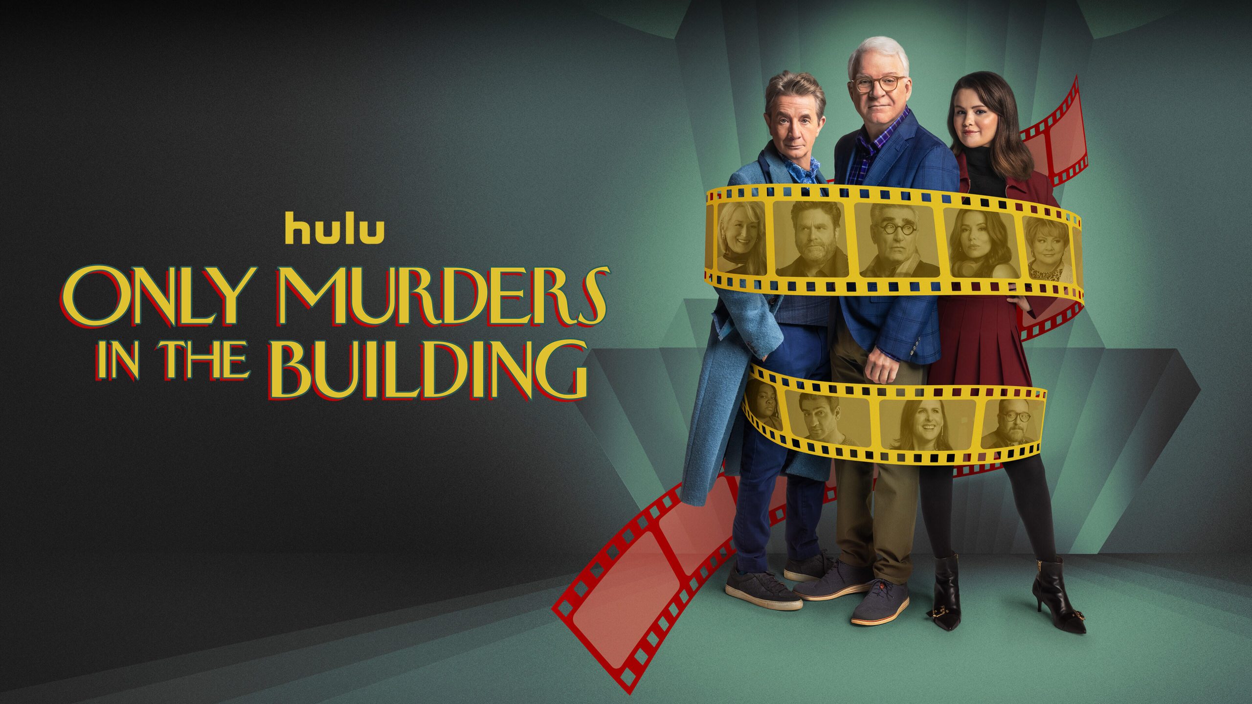 ONLY MURDERS IN THE BUILDING — Season 4 — In season four of “Only Murders in the Building,” Charles, Oliver & Mabel wrestle with the shocking events at the end of season three surrounding Charles’ stunt double & friend Sazz Pataki. Questioning whether Sazz or Charles was the intended victim, our trio’s investigation leads them all the way to Los Angeles where a Hollywood studio is readying a film about the Only Murders podcast. As our amateur sleuths race back to New York, they embark on an even more epic journey — traversing their building’s courtyard to delve into the twisted lives of the Arconia’s West Tower residents. (Courtesy of Disney)