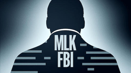 Alt text: Title art for MLK/FBI