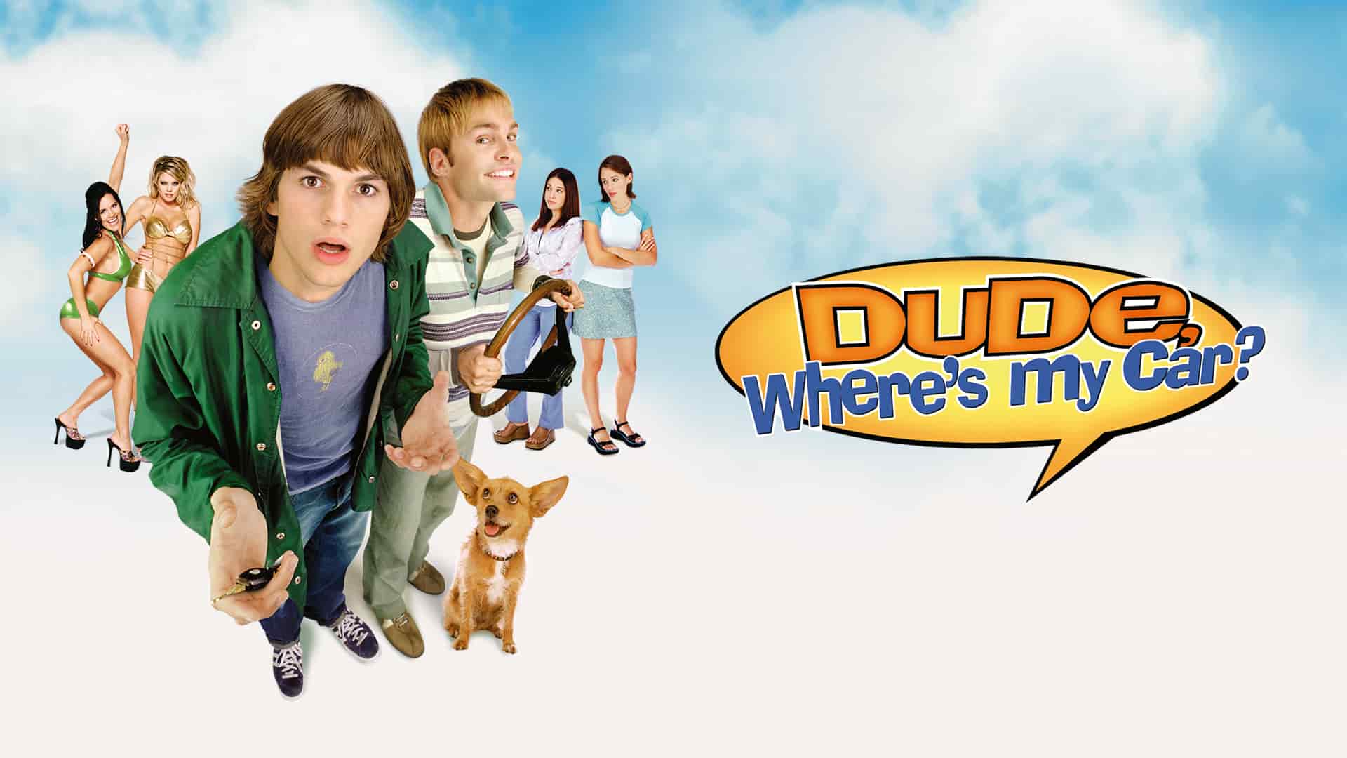 Title art for comedy movie Dude, Where’s My Car?