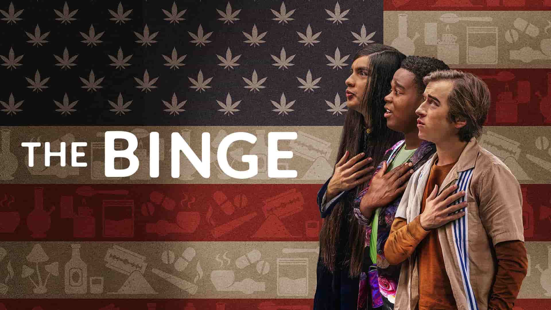 Title art for Hulu Original The Binge