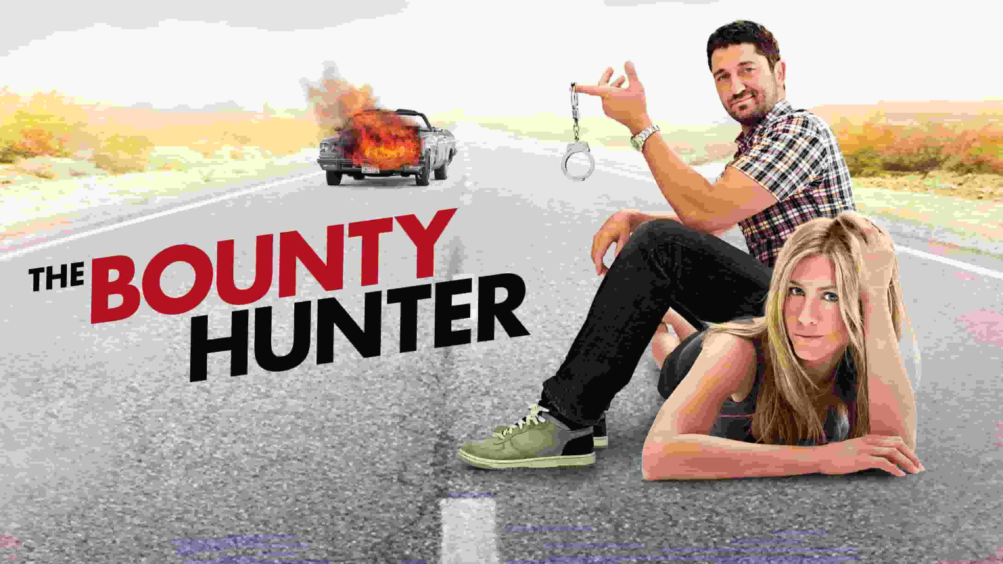 Title art for action comedy Bounty Hunter