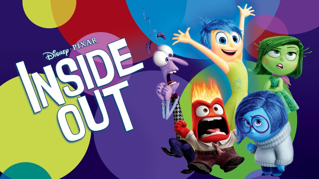 Animated characters from Disney-Pixar’s movie Inside Out