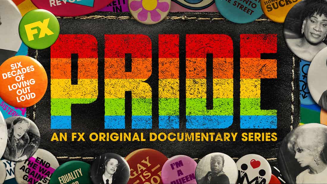 Title art for the FX documentary Pride.