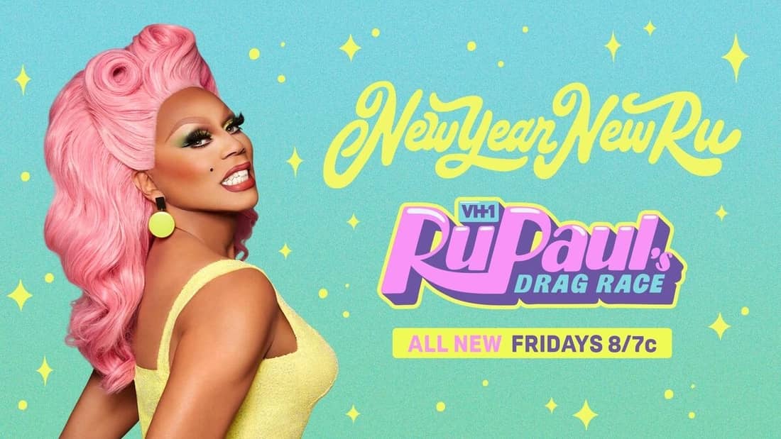 Title art for RuPaul’s Drag Race, New Year New Ru