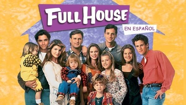  Title art for Full House featuring John Stamos, Bob Saget, Dave Coulier, Candace Cameron, Jodie Sweetin, and the rest of the cast.