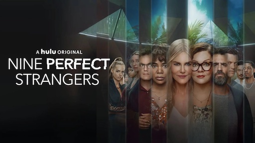 Title art for Hulu original Nine Perfect Strangers