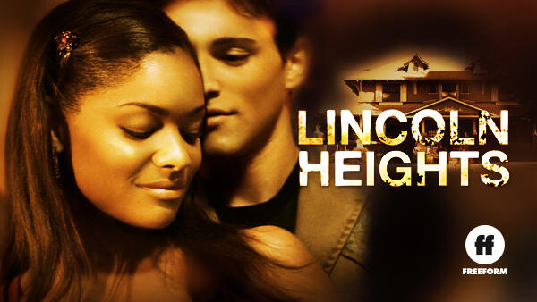 Title art for Lincoln Heights, featuring Erica Hubbard and Robert Adamson