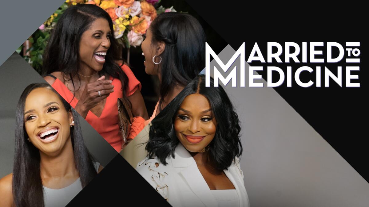 Title art for Married to Medicine on Bravo.