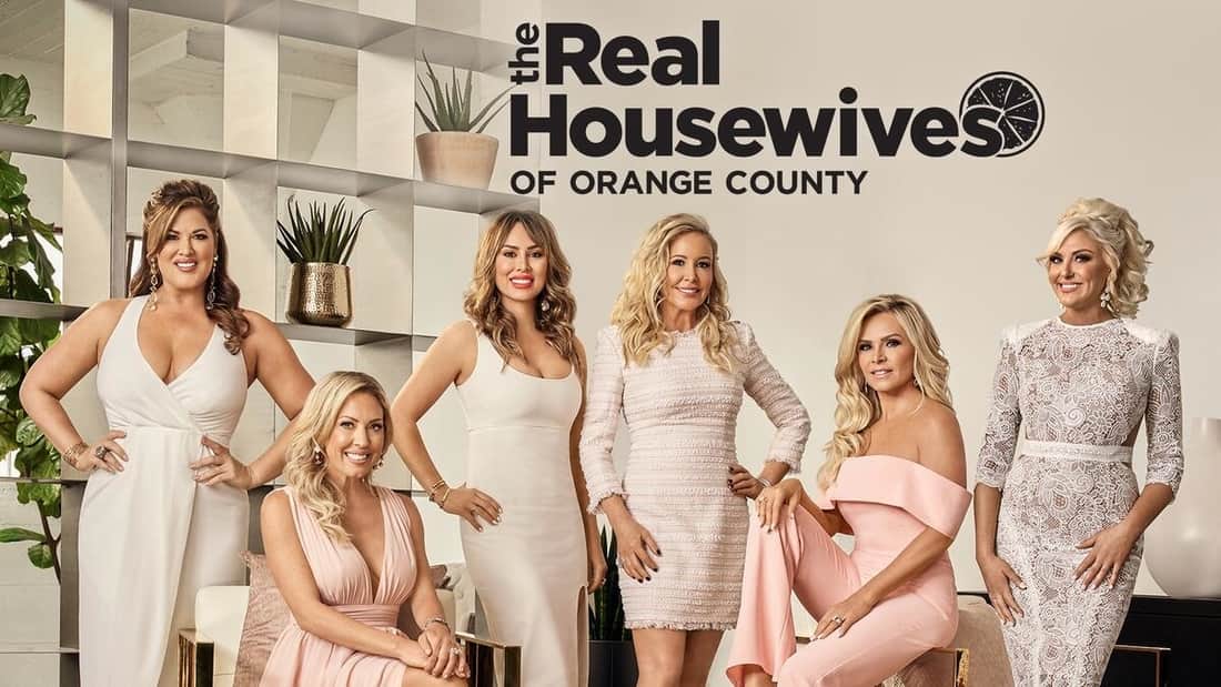 Titel konst för Real Housewives of Orange County på Bravo.