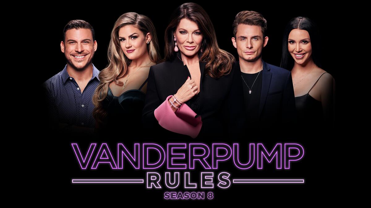 Title art for Vanderpump Rules on Bravo.