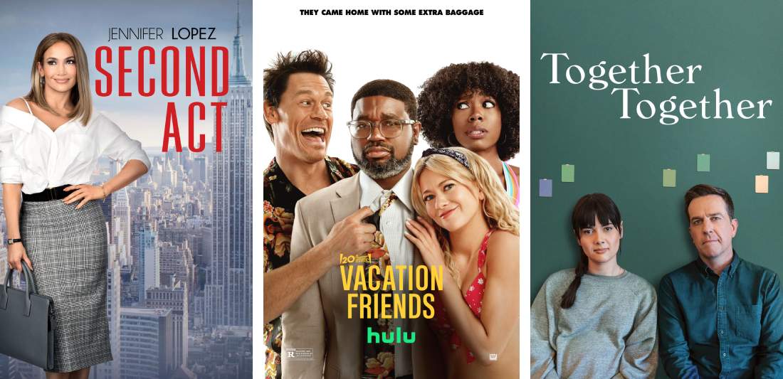 title art for rom-coms on Hulu