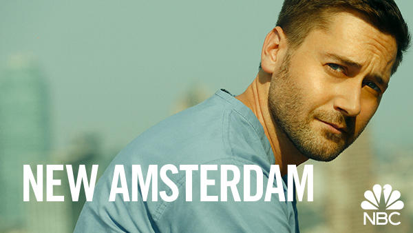 title art for the NBC medical drama series New Amsterdam.