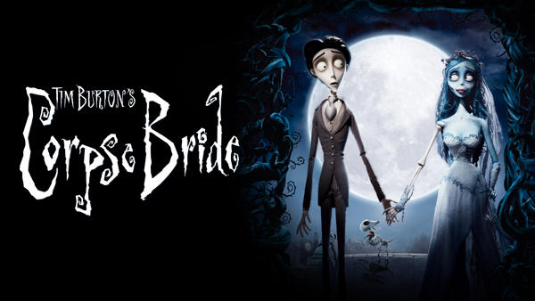 title art for Tim Burton's Corpse Bride