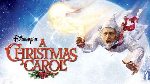 title art for Disney 's a Christmas Carol