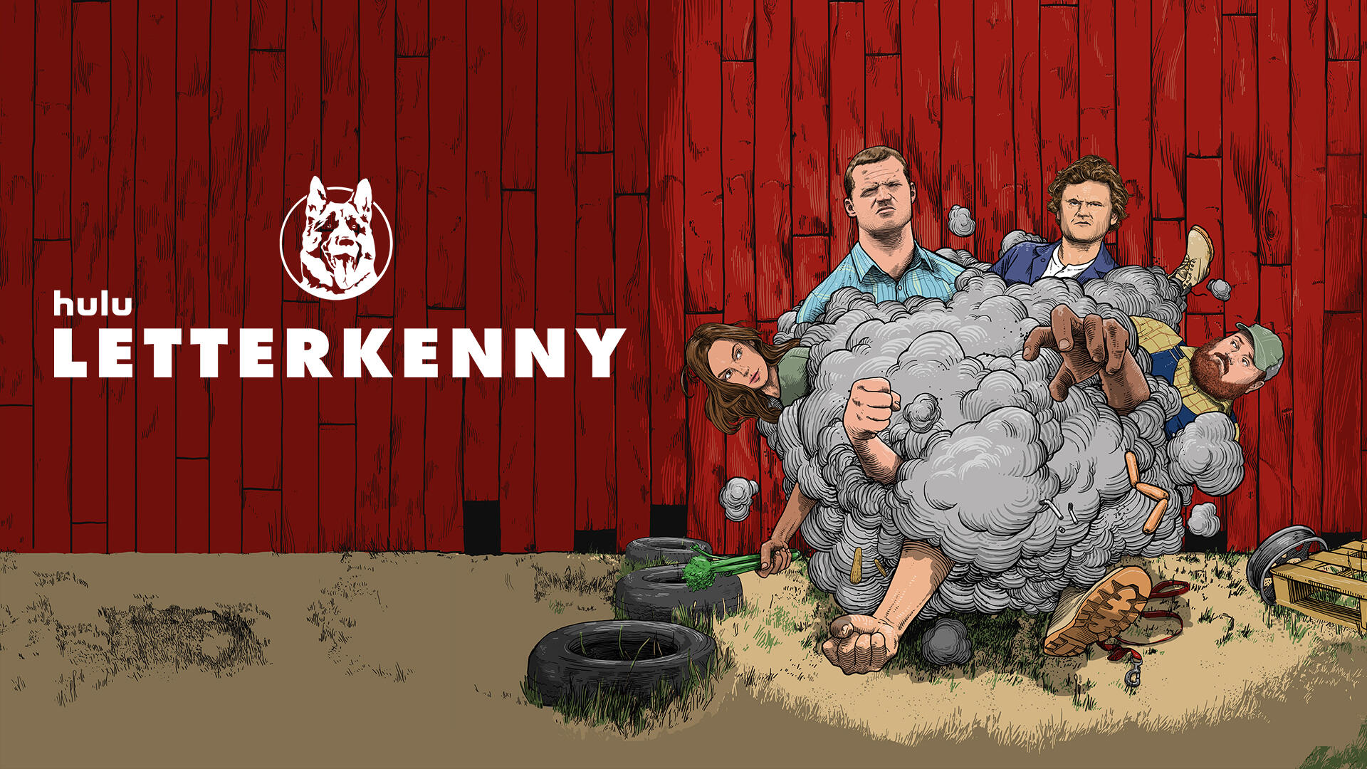 Letterkenny -- The residents of Letterkenny belong to one of three groups: the Hicks, the Skids, and the Hockey Players, who are constantly feuding with each other over seemingly trivial matters that often end with someone getting their ass kicked. In season 10, McMurray and Wayne do some dickering, the Hicks attend a sausage party, the Hockey Players and Skids have a video game battle, the men of Letterkenny receive head to toe physicals…and that’s just for starters, buddy. (Courtesy of Hulu)