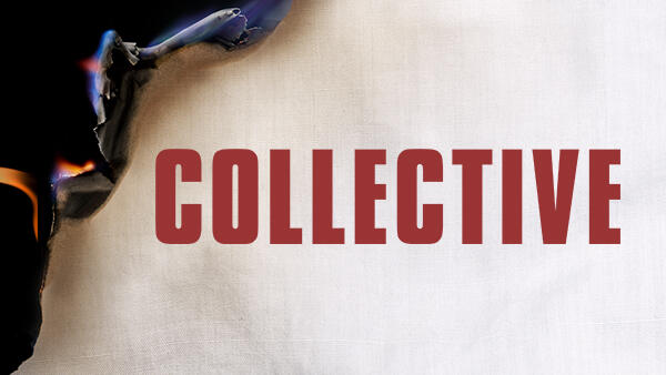 Title art for the documentary Collective
