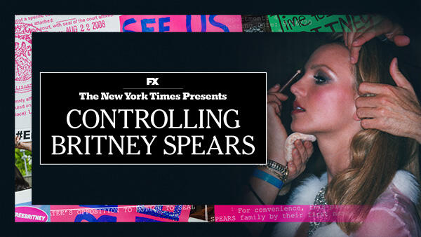 Title art for The New York Times Presents documentary series featuring Controlling Britney Spears