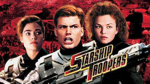 Title art for Starship Troopers