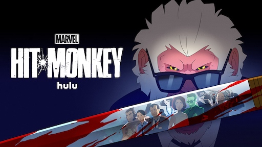 Title art for Marvel’s Hit-Monkey