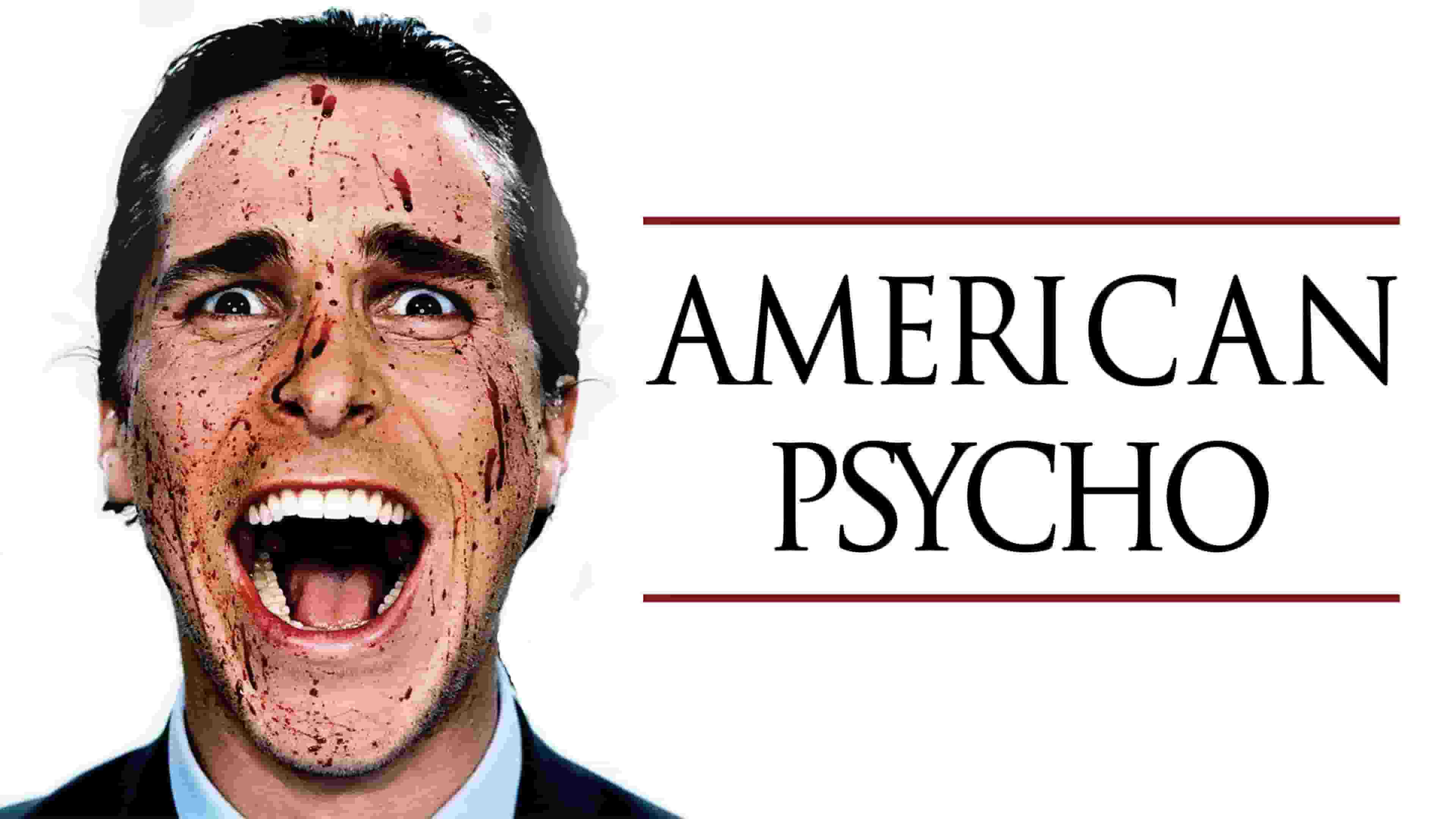 Title art for dark comedy thriller American Psycho