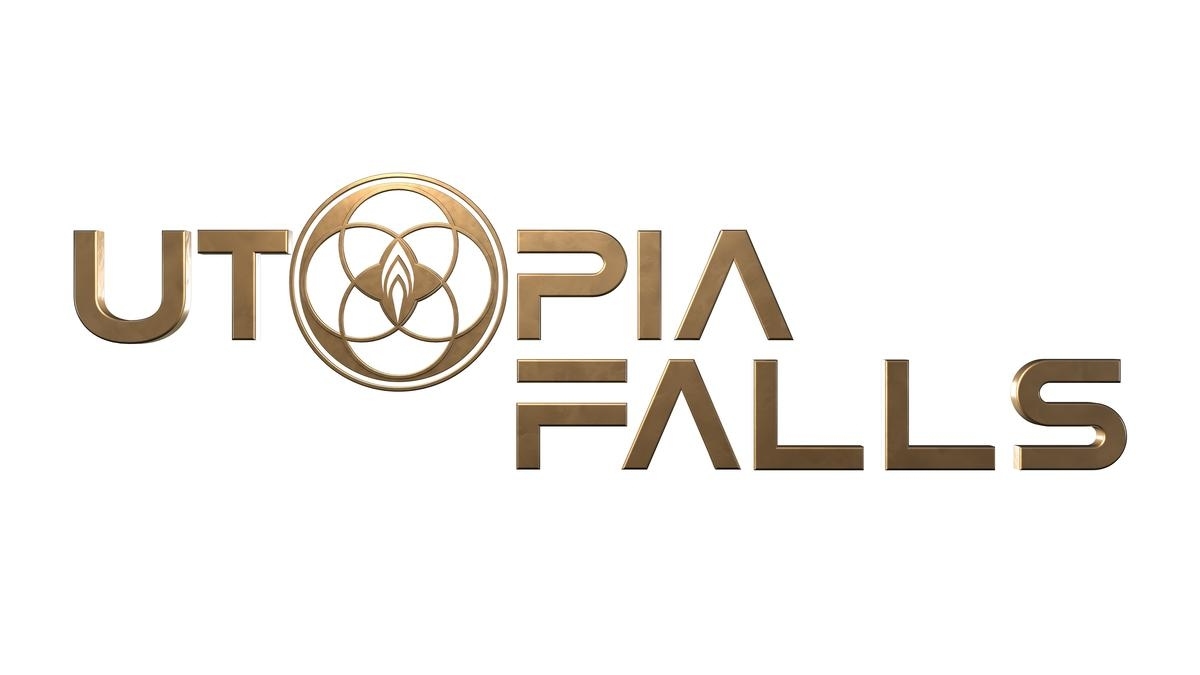 Title art for dystopian TV Utopia Falls