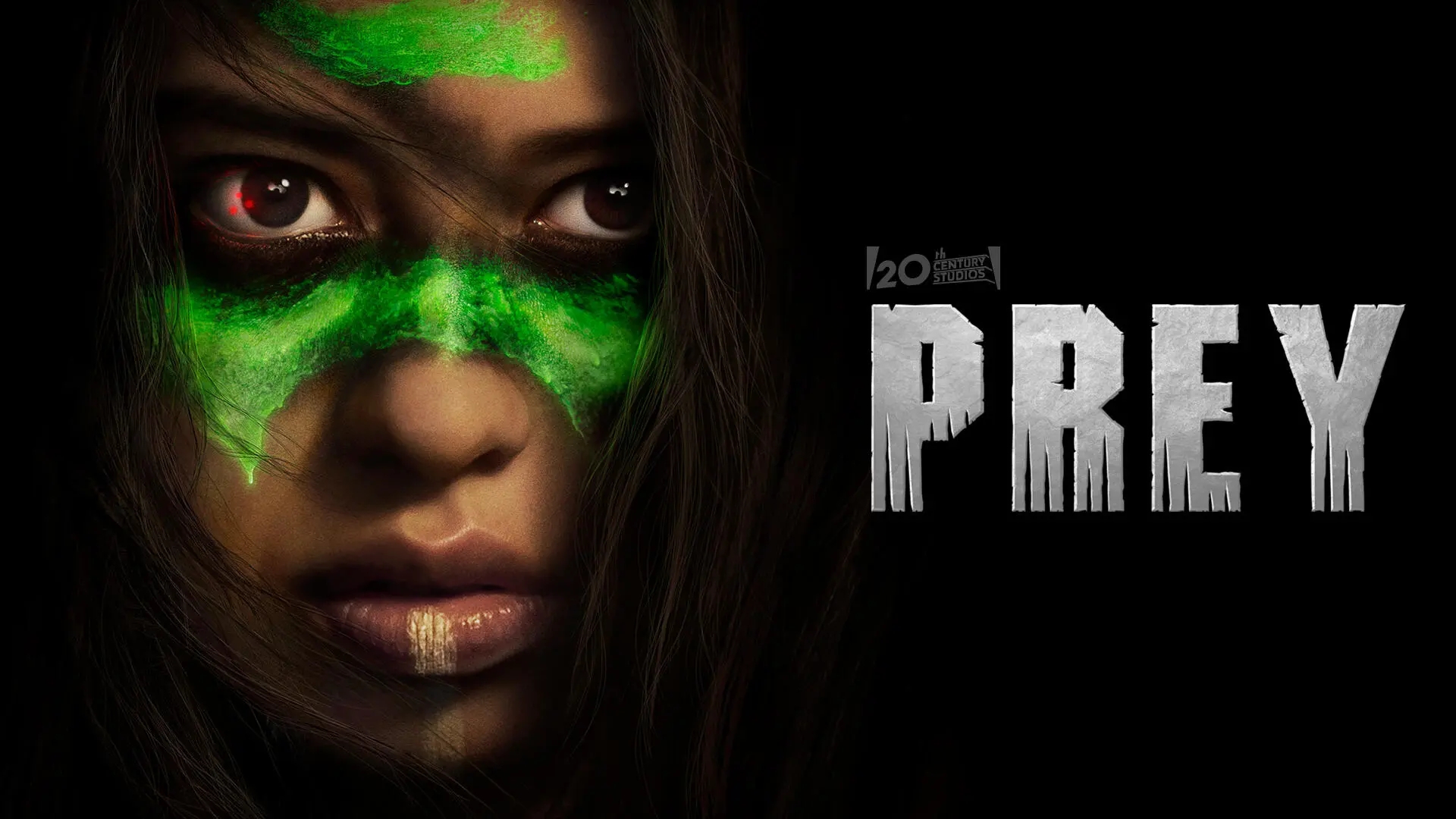 Title art for the Hulu sci-fi movie Prey