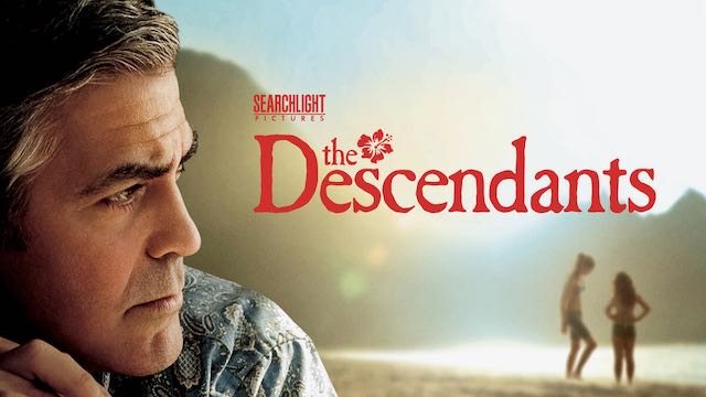 Title art for beach movie The Descendants