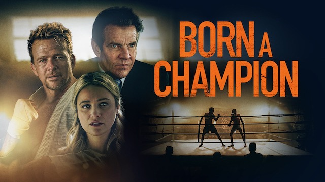 Title art for boxing movie Born a Champion