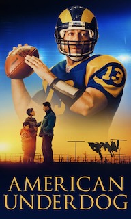 Key art for football movie American Underdog