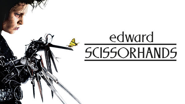 Title art for Halloween movie Edward Scissorhands